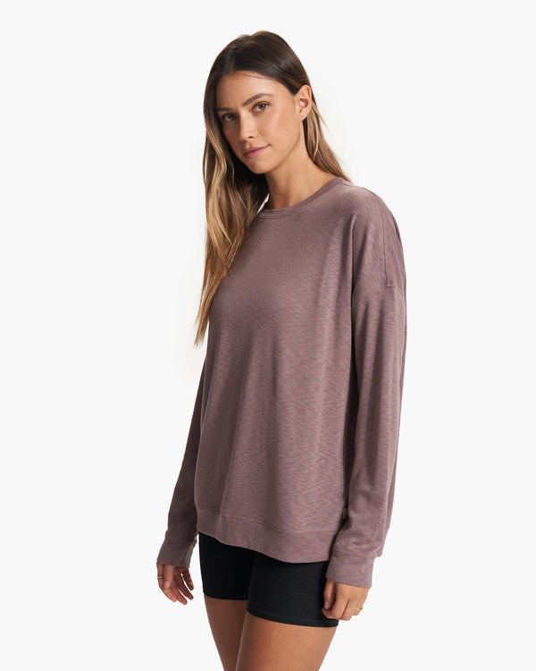 Long-Sleeve Sunrise Crew | Hazel