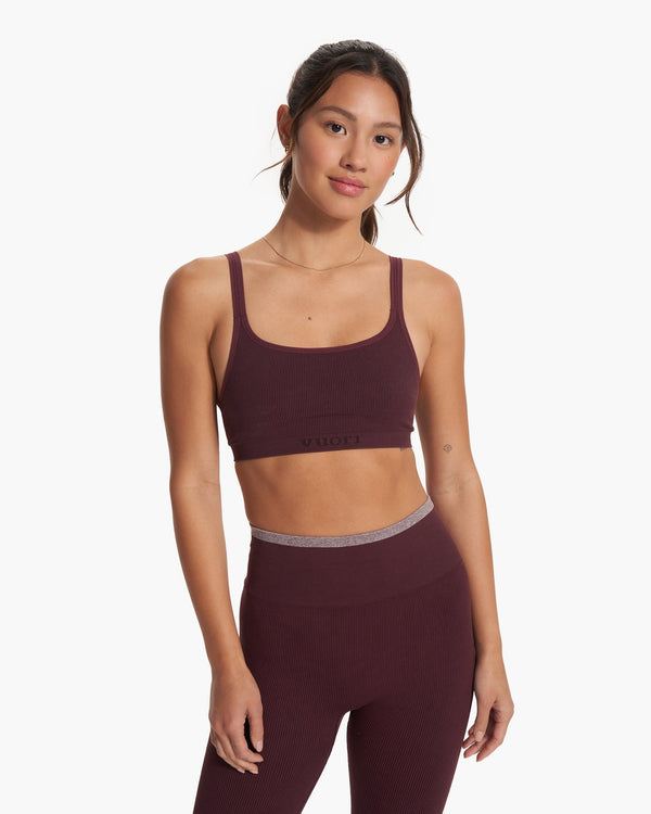 Helix Seamless Bra | Cerise