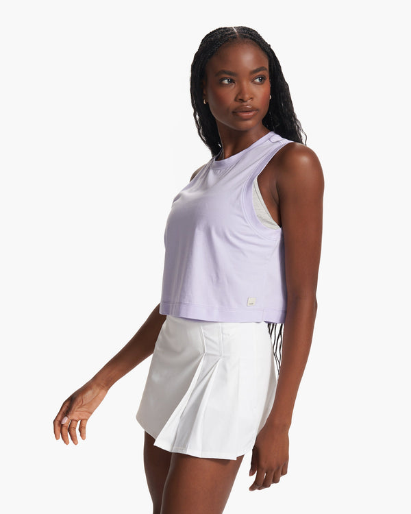 Feather Crop Tank | Zinnia