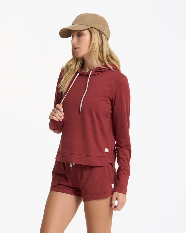 Halo Essential Hoodie | Currant Heather