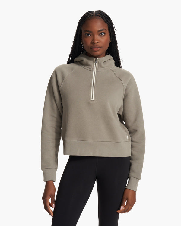 Restore Half Zip Hoodie | Wood Ash
