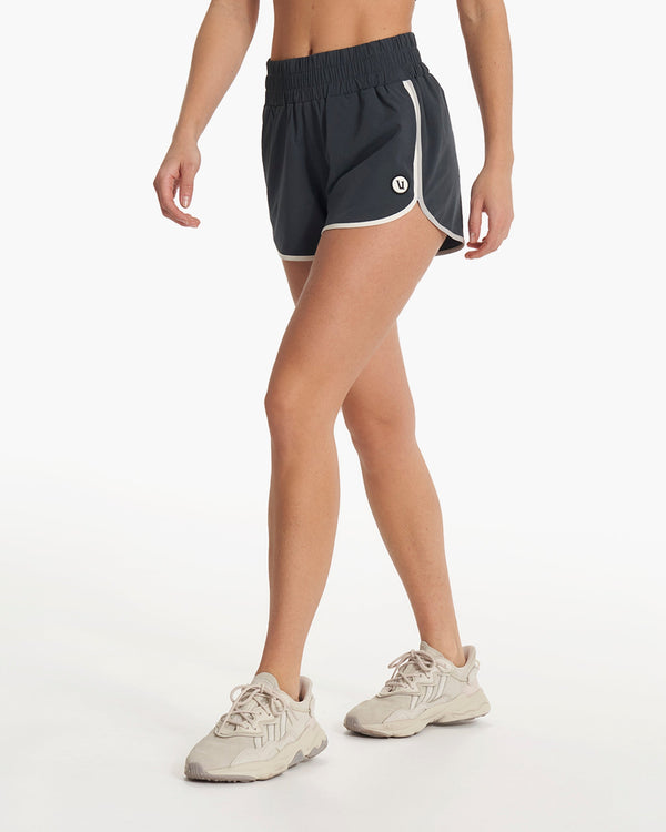 Cardiff Short | Charcoal Color Block