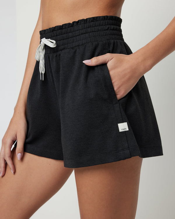 Halo Boxy Short | Black Heather