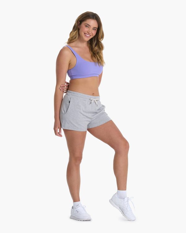 Halo Performance Short | Pale Grey Heather