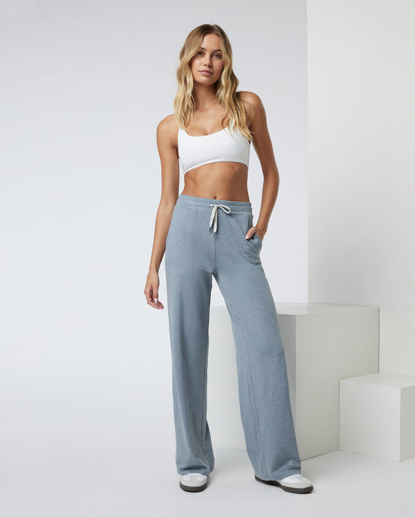 Halo Essential Wideleg Pant | Mallorca Heather