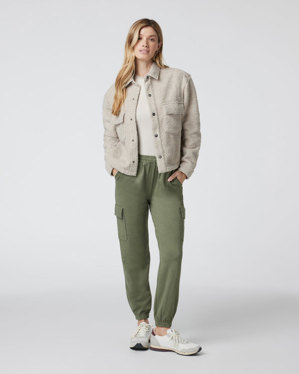 Boyfriend Cargo Sweatpant | Dark Metal Heather