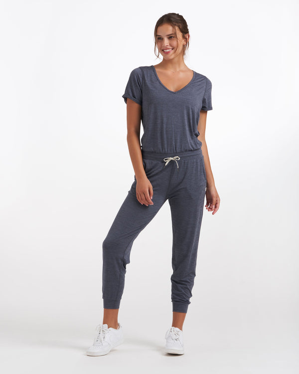 All Day Jumpsuit | Azure Heather