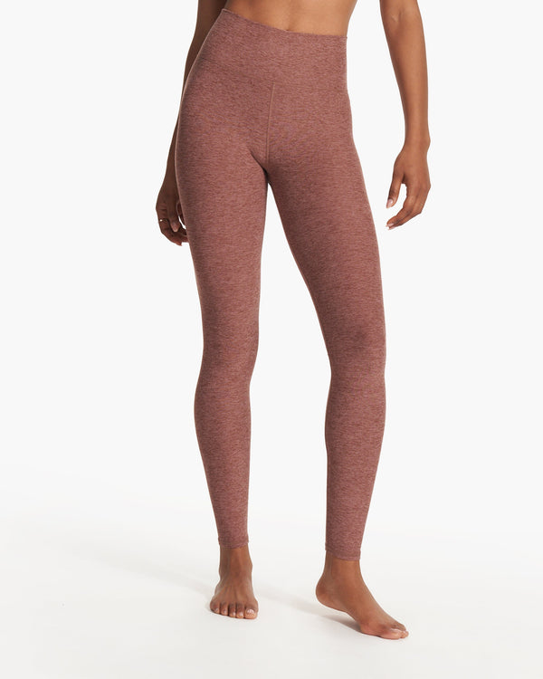 Clean Elevation Legging-Long | Hazelnut Heather