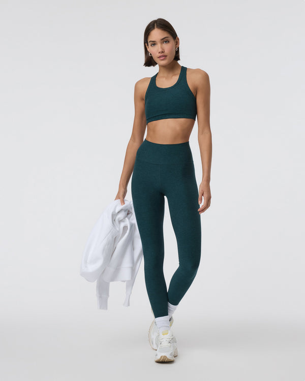 Clean Elevation Legging-Long | Moss Heather