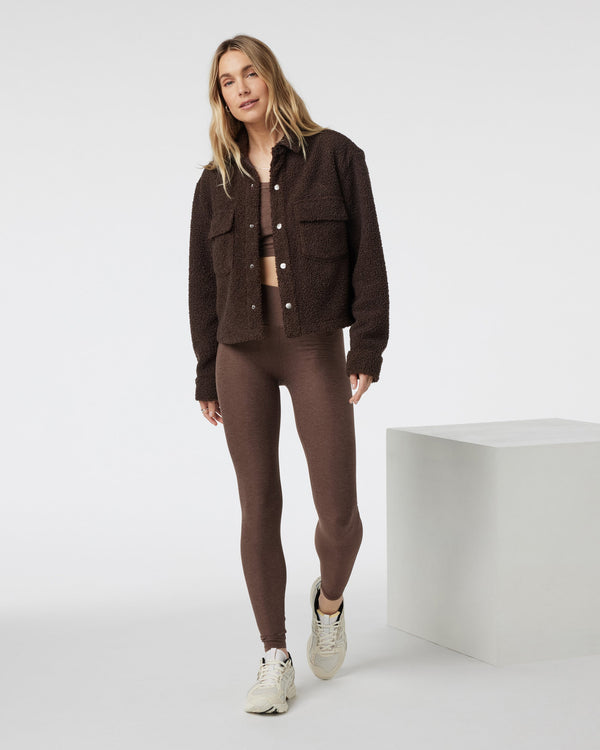Clean Elevation Legging | Chocolate Milk Heather