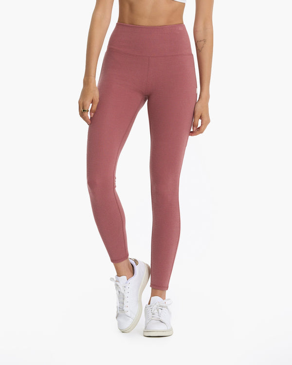 Bayview Thermal Legging | Rosewood