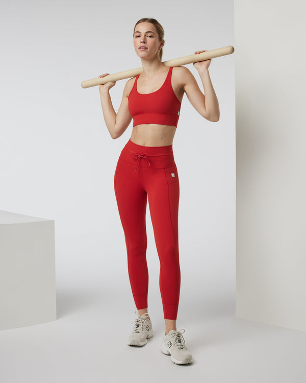Daily Pocket Legging | Scarlet