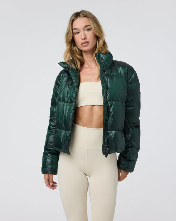 Hudson Insulated Shine Jacket | Aspen