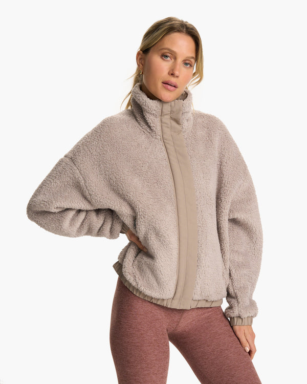 Cozy Sherpa Jacket | Graphite