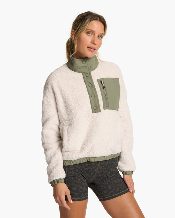 Cozy Sherpa Popover | Dune