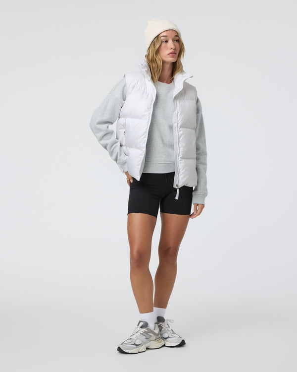 Hillside Down Vest | White