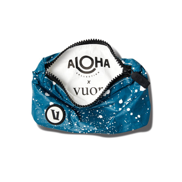 ALOHA-Mini Pouch | Steel Blue Splatter