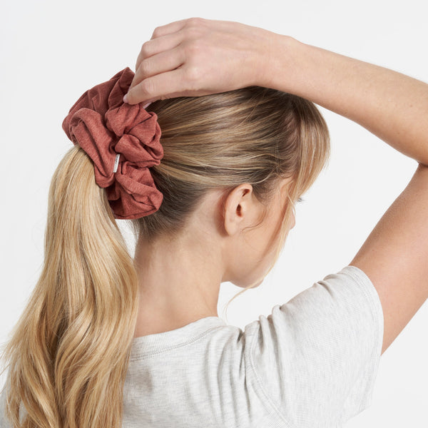 Halo Oversized Scrunchy | Cinnamon Heather