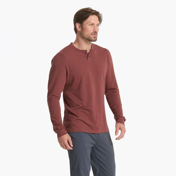 Long-Sleeve Ever Henley | Cedar