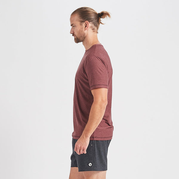 Strato Tech Tee | Fig Heather