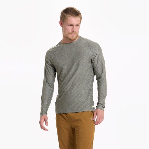 Long-Sleeve Strato Tech Tee | Dusty Pine Heather