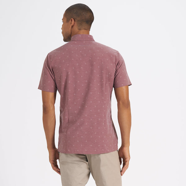 Short-Sleeve Bridge Button Down | Terracotta Bird