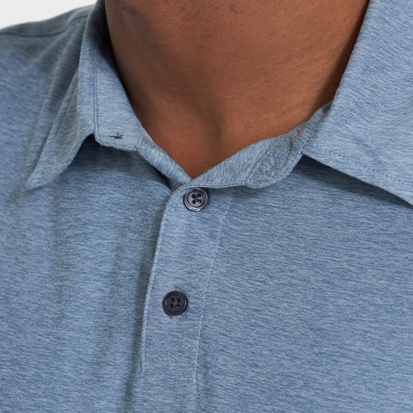 Strato Tech Polo | Cloud Heather