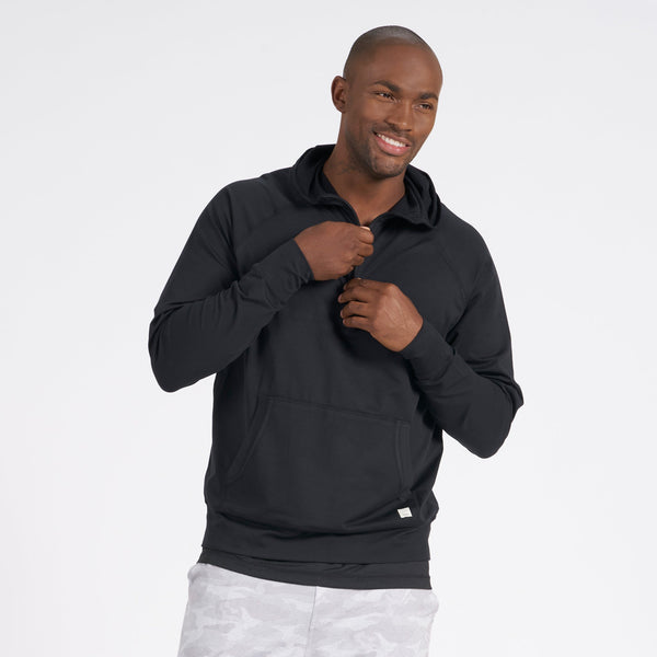 Ponto Performance Half Zip Hoodie | Black