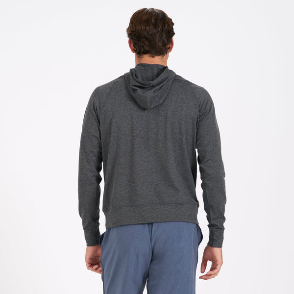 Ponto Performance Half Zip Hoodie | Charcoal Heather