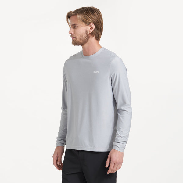 Long-Sleeve Uluwatu 2.0 Water Tee | Platinum Heather