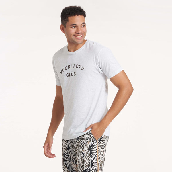 ACTV Club Tee | White Heather