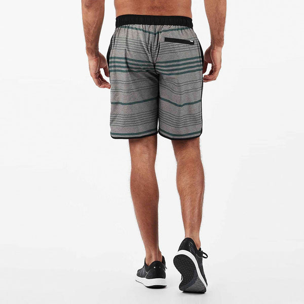 Banks Short | Grey Texture Canyon Stripe
