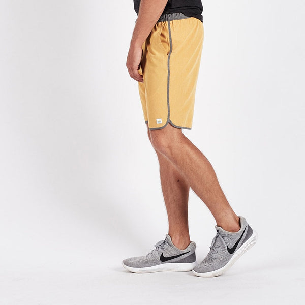 Banks Short | Saffron Linen Texture