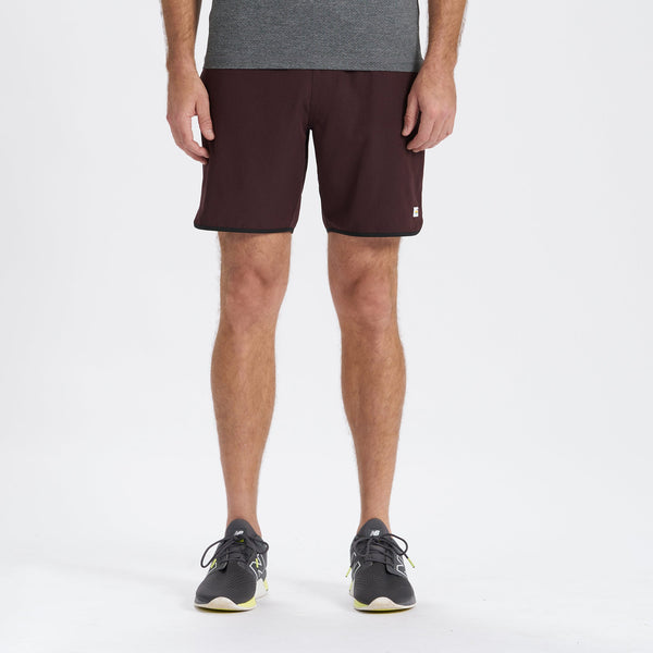 Banks Short | Oxblood Linen Texture