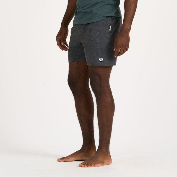 Cape Short | Black Camo Flower