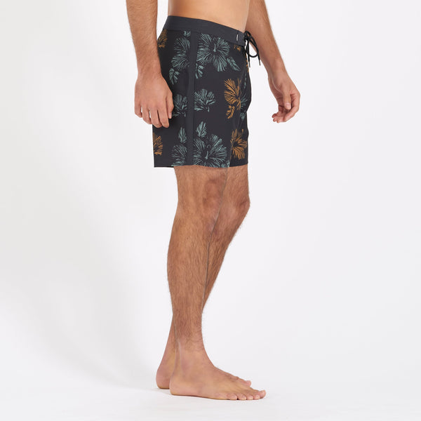 Peak Boardshort | Black Multi Kona