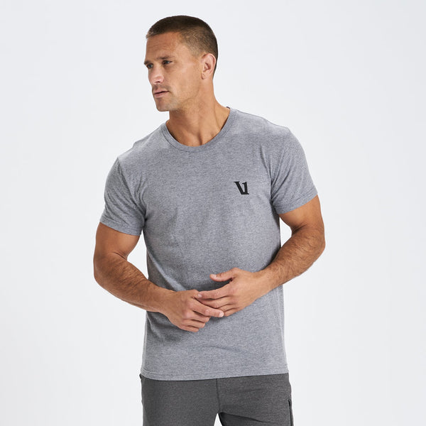Land to Sea Tee | Heather Grey