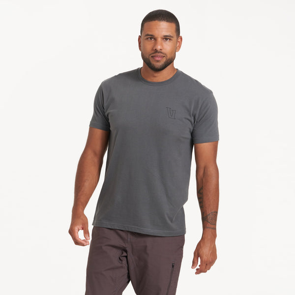 Mountain Peak Tee | Charcoal