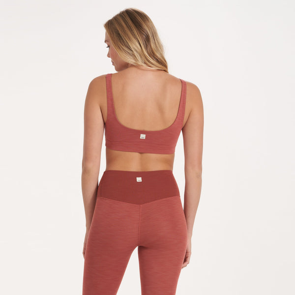 Lux Rib Daily Bra | Cinnamon Heather
