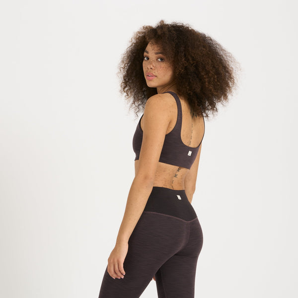 Lux Rib Daily Bra | Quartz Heather