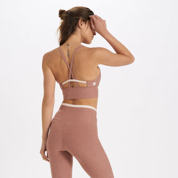 Long Line Elevation Bra | Light Terracotta Heather