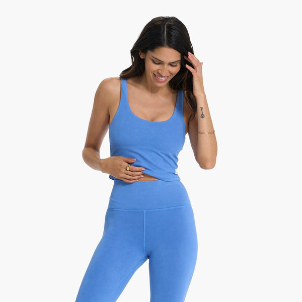 Washed Daily Crop | Washed Cerulean