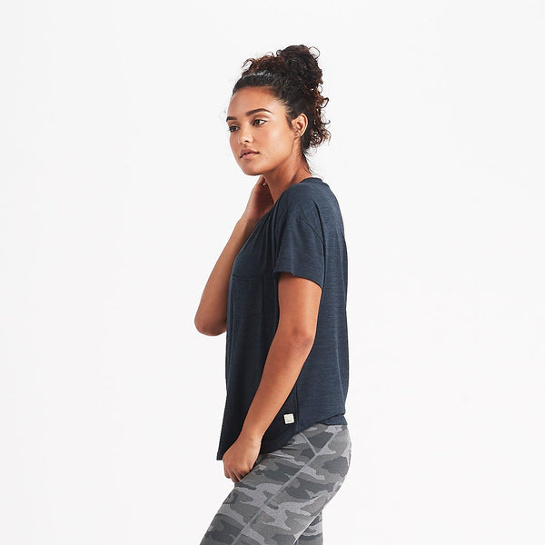 Lux Performance Tee | Ink Heather