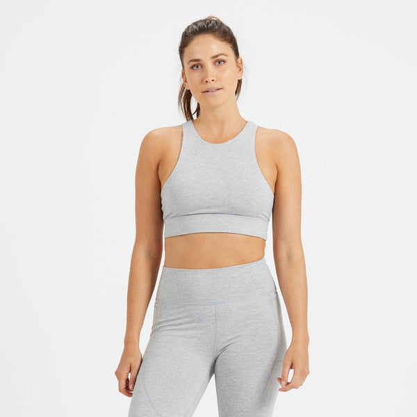Elevation Bra | Light Heather Grey