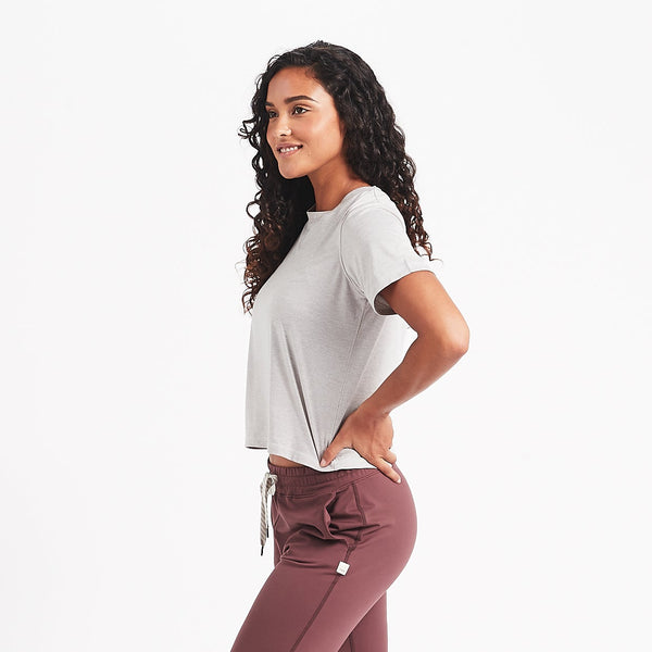 Boyfriend Tee | Light Heather Grey