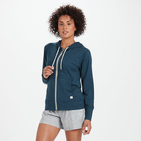 Halo Performance Hoodie | Indigo Heather