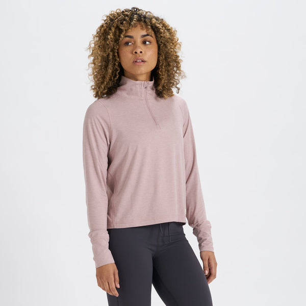 Crescent Half Zip | Dusk Heather