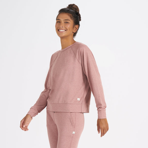 Long-Sleeve Halo Crew | Burnt Clay Heather