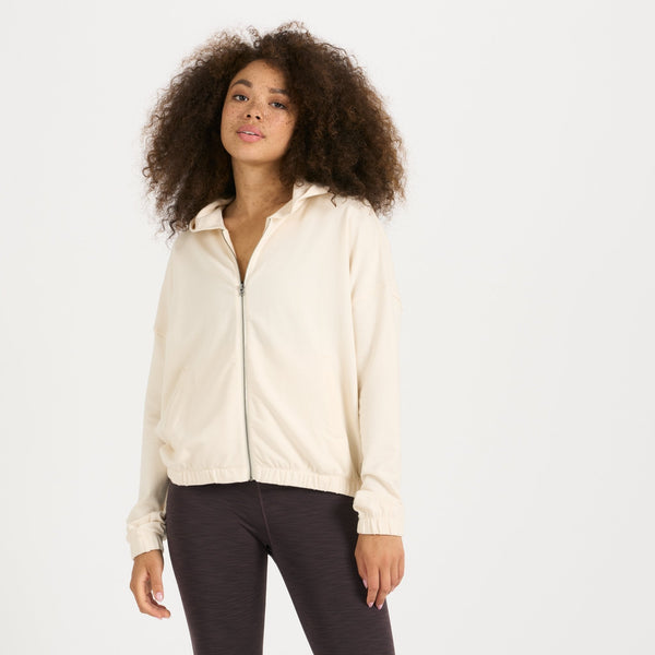 Laguna Zip Hoodie | Natural