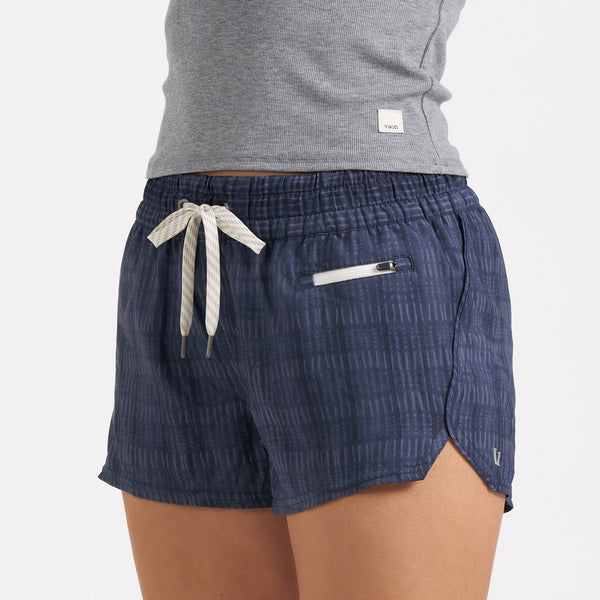 Clementine Short | Ink Shibori Grid